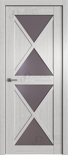 Межкомнатная дверь Dream Doors | модель W40 Сатинат графит