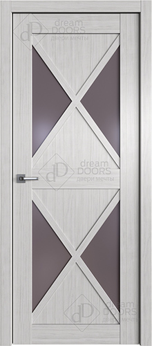 Межкомнатная дверь Dream Doors W41 Сатинат графит