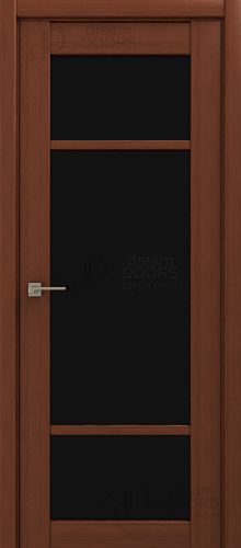 Межкомнатная дверь Dream Doors V12 Лакобель черное
