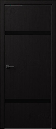 Межкомнатная дверь Dream Doors | модель T3 Лакобель черное