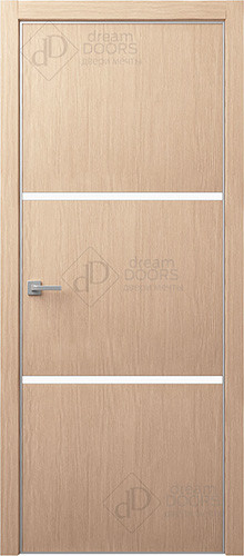 Межкомнатная дверь Dream Doors | модель T4 Лакобель белое
