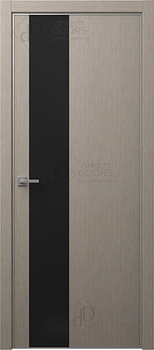 Межкомнатная дверь Dream Doors T6 Лакобель черное