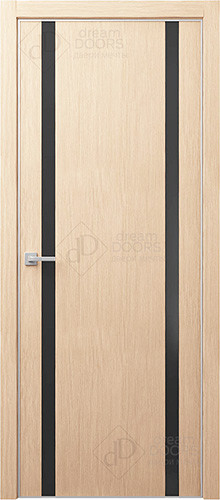 Межкомнатная дверь Dream Doors | модель T8 Лакобель черное