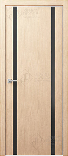 Межкомнатная дверь Dream Doors T8 Лакобель черное