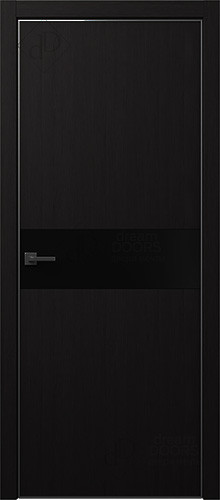 Межкомнатная дверь Dream Doors | модель T9 Лакобель черное