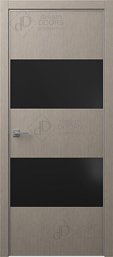 Межкомнатная дверь Dream Doors | модель T11 Лакобель черное