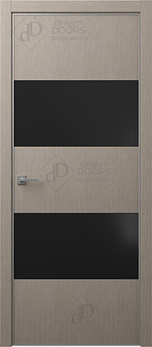 Межкомнатная дверь Dream Doors T11 Лакобель черное
