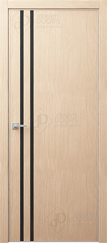 Межкомнатная дверь Dream Doors T14 Лакобель черное