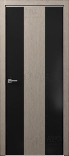 Межкомнатная дверь Dream Doors T26 Лакобель черное