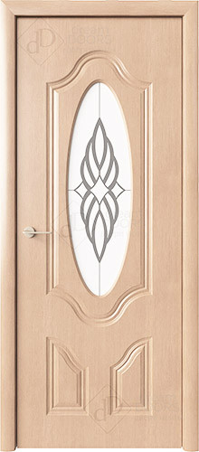 Межкомнатная дверь Dream Doors | модель Глория ДО Белое матированное