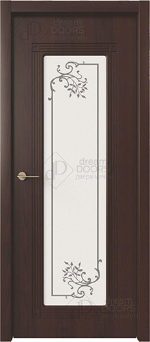 Межкомнатная дверь Dream Doors | модель ПР35 ДО Белое матированное
