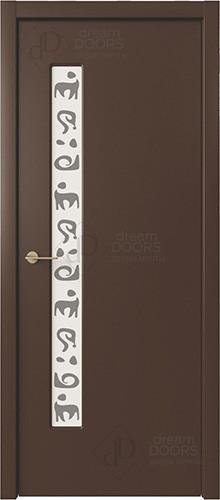Межкомнатная дверь Dream Doors | модель М8 (со смещением) ДО Белое матированное