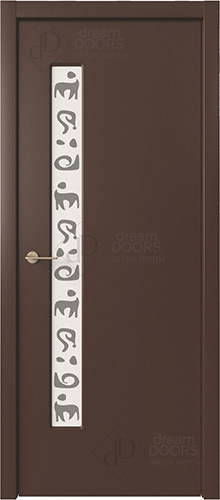 Межкомнатная дверь Dream Doors М8 (со смещением) ДО Белое матированное