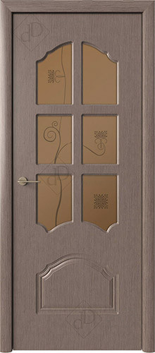 Межкомнатная дверь Dream Doors | модель Кэрол ДО Бронзовое матированное