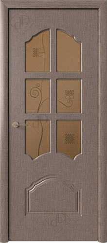 Межкомнатная дверь Dream Doors Кэрол ДО Бронзовое матированное