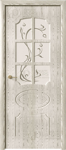 Межкомнатная дверь Dream Doors Эксклюзив ДО Белое матированное