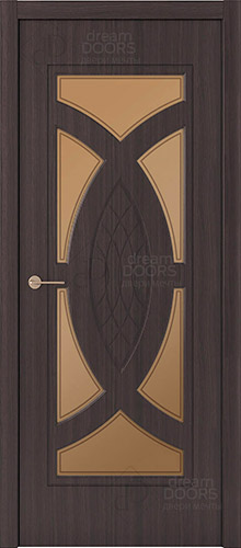 Межкомнатная дверь Dream Doors Камея ДО Бронзовое матированное