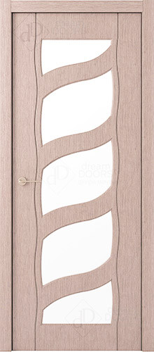 Межкомнатная дверь Dream Doors | модель Лиана ДО Белое матированное