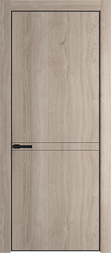 Межкомнатная дверь Profildoors 11NA Алюминиевый молдинг (профиль Черный матовый)