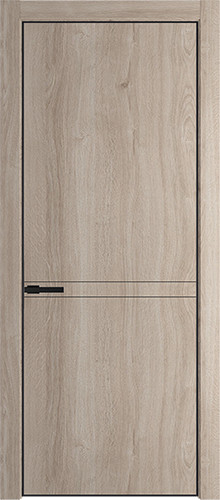 Межкомнатная дверь Profildoors | модель 11NA Алюминиевый молдинг (профиль Черный матовый)