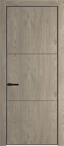 Межкомнатная дверь Profildoors | модель 13NA Алюминиевый молдинг (профиль Черный матовый)