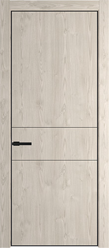 Межкомнатная дверь Profildoors | модель 14NA Алюминиевый молдинг (профиль Черный матовый)