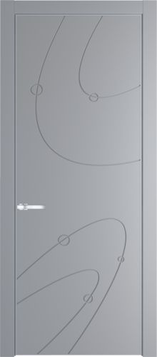 Межкомнатная дверь Profildoors 5PE (кромка Серебро)