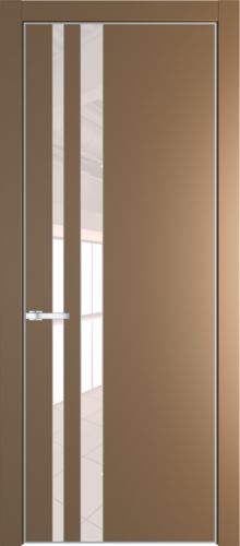 Межкомнатная дверь Profildoors 20PE Перламутровый лак (кромка Серебро)