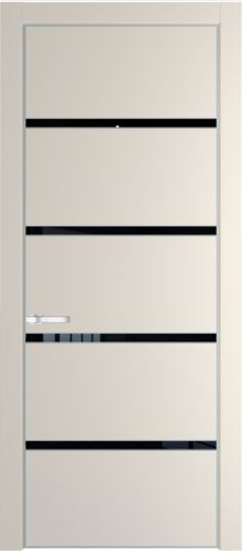Межкомнатная дверь Profildoors | модель 23PE Черный лак (кромка Серебро)