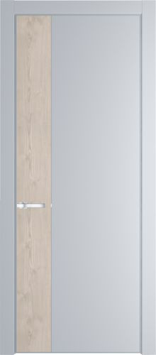 Межкомнатная дверь Profildoors | модель 24PE вставка Каштан светлый (кромка Серебро)