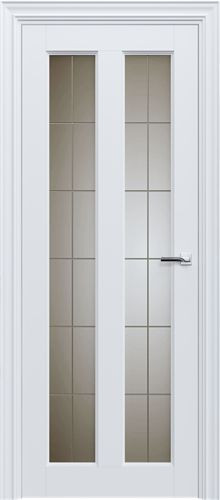 Межкомнатная дверь Status | модель 612 Бронза Английская решётка