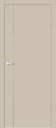 Межкомнатная дверь Velldoris | модель Galant М1 PG (кромка ABS в цвет полотна, молдинг алюминий)