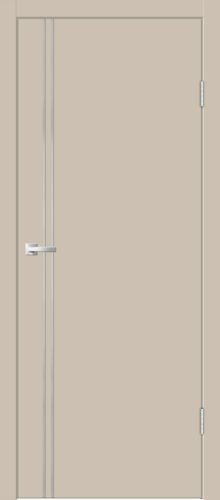 Межкомнатная дверь Velldoris | модель Galant М2 PG (кромка ABS в цвет полотна, молдинг алюминий)