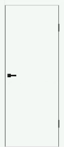 Межкомнатная дверь Velldoris | модель Techno Black PG (черная алюминиевая кромка с 4-х сторон)