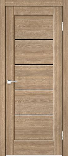 Межкомнатная дверь Velldoris | модель Premier 1 PO Лакобель черное (800x2000, Дуб европейский)