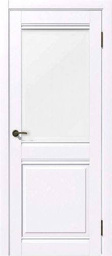 Межкомнатная дверь Дубрава Сибирь | модель Омега ПО Мателюкс (700x2000, Эмалит белый)