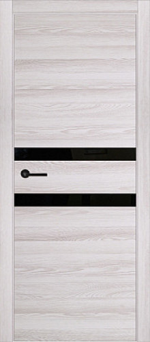 Межкомнатная дверь Лис Холдинг | модель Мист ПО (стекло черный лакобель)