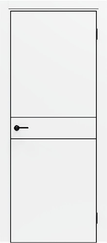 Межкомнатная дверь Portika 52 4AB (черная кромка)