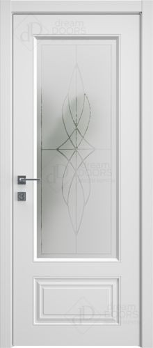 Межкомнатная дверь Dream Doors | модель NO6 Заливной витраж