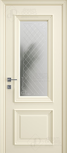 Межкомнатная дверь Dream Doors | модель CH4 Заливной витраж