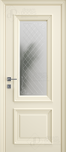 Межкомнатная дверь Dream Doors CH4 Заливной витраж