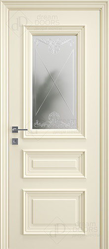 Межкомнатная дверь Dream Doors | модель CH8 Заливной витраж