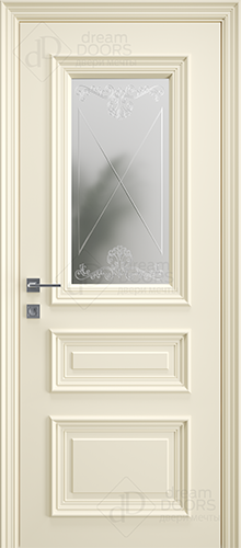 Межкомнатная дверь Dream Doors CH8 Заливной витраж