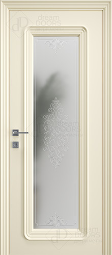 Межкомнатная дверь Dream Doors | модель CH10 Заливной витраж
