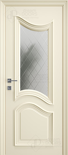 Межкомнатная дверь Dream Doors | модель CH17 Гравировка Ромб