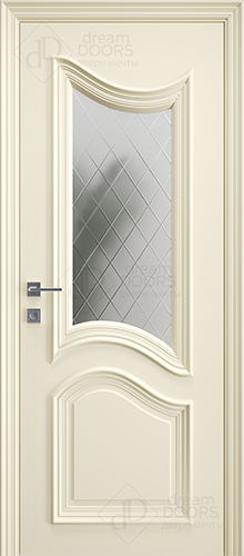 Межкомнатная дверь Dream Doors CH17 Гравировка Ромб