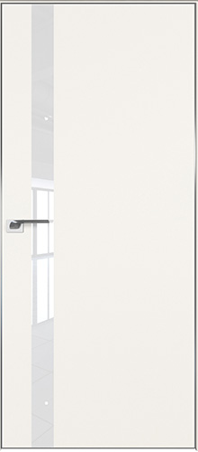 Межкомнатная дверь Profildoors 6E стекло Лак классик - короб Invisible (800x2300, Дарквайт)