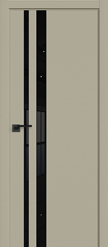Межкомнатная дверь Profildoors 16E стекло Черный лак - Рото (800x2300, Шеллгрей)