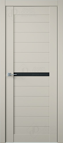 Межкомнатная дверь Dream Doors | модель M28 Лакобель черное