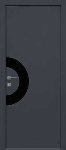 Межкомнатная дверь Dream Doors | модель T34 Лакобель черное